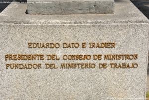 Foto Escultura Eduardo Dato e Iradier 1