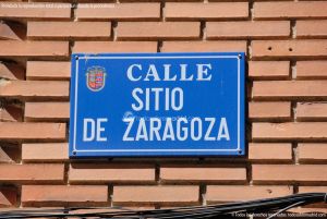 Foto Calle Sitio de Zaragoza 1