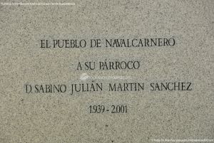Foto Escultura al Párroco Don Sabino Julián Martín Sánchez 1