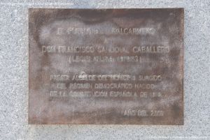 Foto Monumento Homenaje a Don Francisco Sandoval Caballero 2