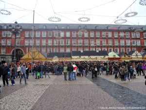 Foto Plaza Mayor de Madrid en Navidad 1